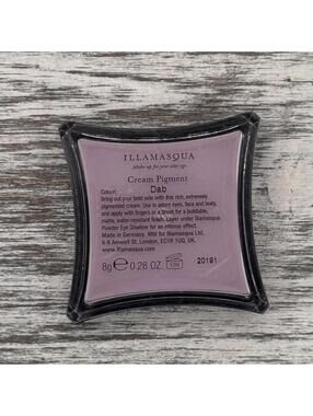 Illamasqua Cream Pigment DAB Light Purple Lavender Lilac Eyeshadow .28oz/8g RARE